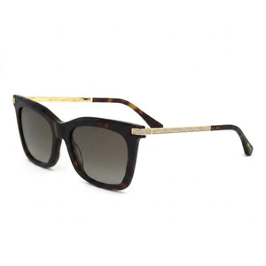 Jimmy Choo Havana Square Sunglasses for Women, Brown Gradient lens