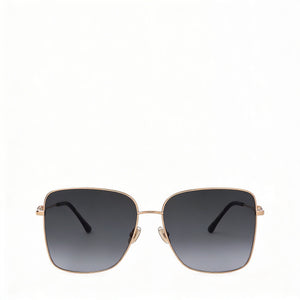 Jimmy Choo Hester/S Square Sunglasses for Women — front view, Stainless Steel frame