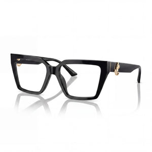 Jimmy Choo Jc 3017u Black Square Eyeglasses Unisex, Acetate frame