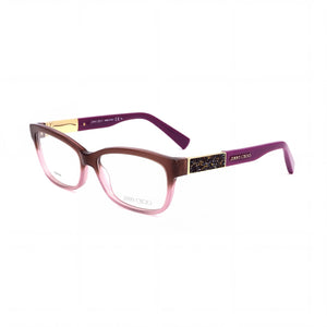 Jimmy Choo JC110 F1A Brown Rectangle Eyeglasses for Women, Plastic frame