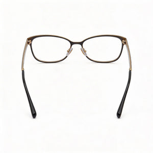 Jimmy Choo Jc20300030054 Rectangle Eyeglasses Women — side view, Black Metal temples