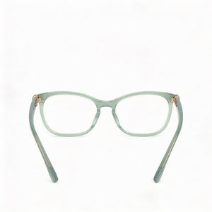 Jimmy Choo JC3171049701ED5417 Square Eyeglasses Women — side view, Green Acetate temples