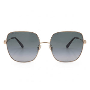 Jimmy Choo KORI/G/SK Square Sunglasses for Women — front view, Alloy Steel frame