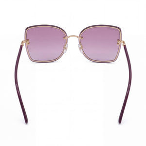 Jimmy Choo LETI/S Butterfly Sunglasses for Women — interior view, Non-Polarized lens detail
