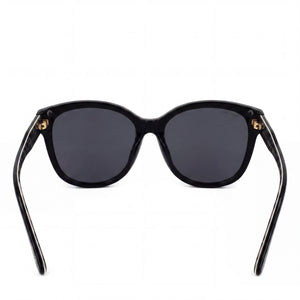 Jimmy Choo LIDIE/F/SK Cat Eye Sunglasses for Women — interior view, Non-Polarized lens detail