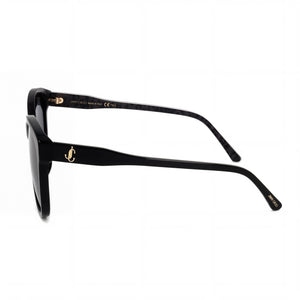 Jimmy Choo LIDIE/F/SK Cat Eye Sunglasses Women — side view, Non-Polarized Grey lens