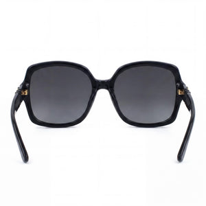 Jimmy Choo Sammi/G/S Square Sunglasses Unisex — side view, Non-Polarized Gray Gradient lens