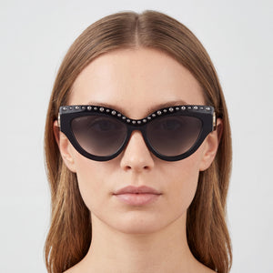 Jimmy Choo Sonja/G/S Black Sunglasses Women — lifestyle wear, professional and business attire