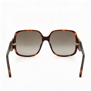 Jimmy Choo Tara/S Square Sunglasses for Women — front view, Acetate frame