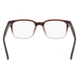 Joe 4102 Rectangle Eyeglasses Men — side view, Brown Acetate temples
