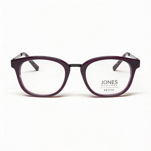 Jones New York J234 Petite Square Eyeglasses for Men — front view, Plastic