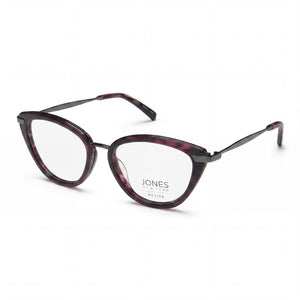 Jones New York J235 Petite Violet Oval Eyeglasses for Women, Metal frame