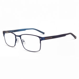 Jones New York J356 Blue Rectangle Eyeglasses for Men
