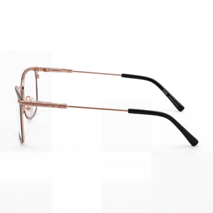 Jones New York J489 Rectangle Eyeglasses for Men — front view, Plastic