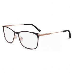 Jones New York J489 Black Rectangle Eyeglasses for Men, Plastic frame