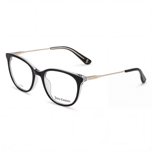 Juicy Couture Comtemporary Black Oval Eyeglasses for Women, Acetate frame