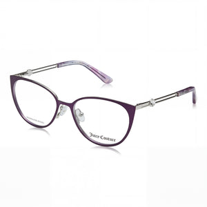 Juicy Couture JU 221 Violet Square Eyeglasses Unisex, Alloy Steel frame