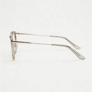 Juicy Couture Ju 226/g Rectangle Eyeglasses Women — side view, Transparent Polyamide temples