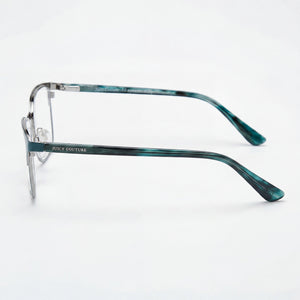 Juicy Couture JU 232 Square Eyeglasses Unisex — front view, Alloy Steel