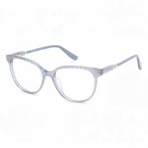 Juicy Couture Ju 252 Blue Cat Eye Eyeglasses Unisex, Plastic frame