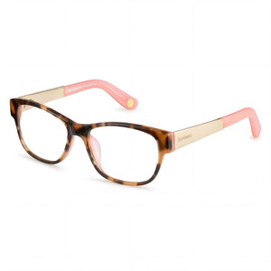 Juicy Couture Juicy 162 Havana Rectangle Eyeglasses for Women, clear demo lenses