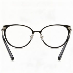 Juicy Couture Modern Oval Eyeglasses Unisex — interior view, Plastic or Polycarbonate demo lenses