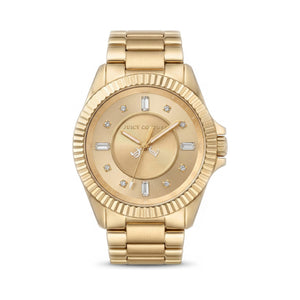 Juicy Couture Stella 1900929 Gold Yellow Gold Plated Stainless Steel Women's Watch, 41mm