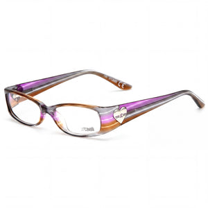 Just Cavalli 0289_047-51 (51 MM) Pink Rectangle Eyeglasses for Women, Polycarbonate frame