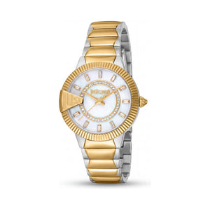 Just Cavalli Bracelet White Dial Stainless Steel Women's Watch, 32mm