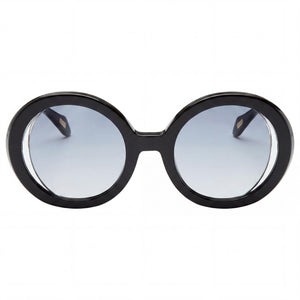 Just Cavalli SJC028 Round Sunglasses for Women — front view, Acetate frame