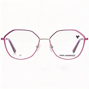 Karl Lagerfeld KL346 Round Eyeglasses for Women — front view, Acetate