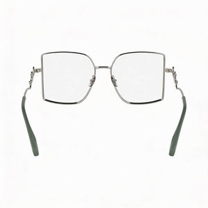 Karl Lagerfeld KL359 Square Eyeglasses for Women — interior view, Plastic demo lenses