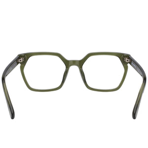 Karl Lagerfeld KL6093 Square Eyeglasses Unisex — interior view, Polycarbonate demo lenses