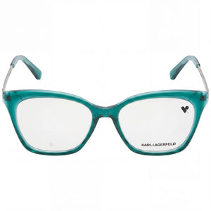 Karl Lagerfeld KL6108 Rectangle Eyeglasses for Women — front view, Acetate