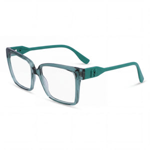Karl Lagerfeld KL6110 Green Square Eyeglasses for Women, Injected frame