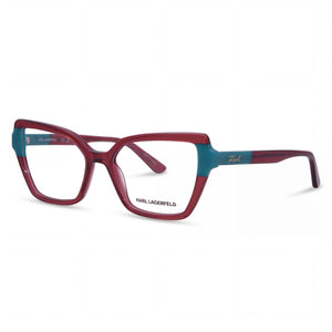 Karl Lagerfeld Kl6131 Red Cat Eye Eyeglasses for Women, Acetate frame
