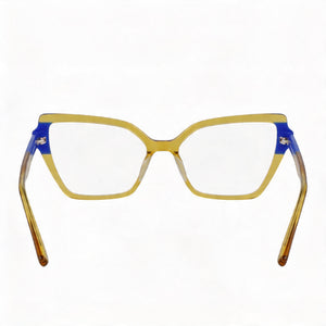 Karl Lagerfeld KL6131 Cat Eye Eyeglasses for Women — interior view, Polycarbonate demo lenses