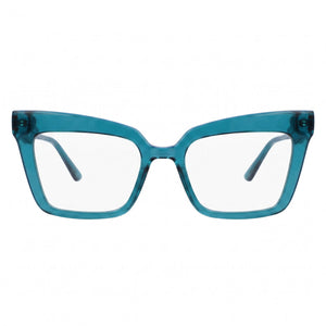 Karl Lagerfeld KL6136 Square Eyeglasses for Women — front view, Injected