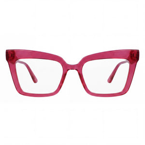 Karl Lagerfeld KL6136 Rectangle Eyeglasses for Women — front view, Injected