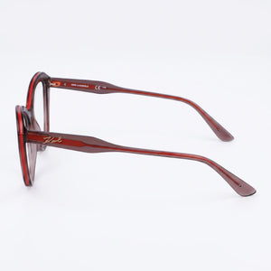 Karl Lagerfeld KL6137 Cat Eye Eyeglasses for Women — front view, Injected