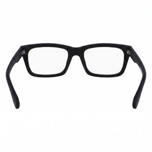 Karl Lagerfeld KL6138 Rectangle Eyeglasses Unisex — side view, Black Injected temples