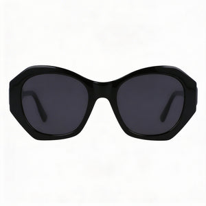 Karl Lagerfeld KL6146S N Round Sunglasses for Women — front view, Plastic frame