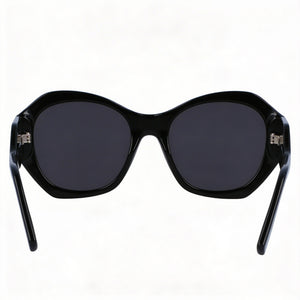 Karl Lagerfeld KL6146S N Round Sunglasses for Women — interior view, Non-polarized lens detail