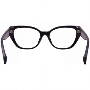 Karl Lagerfeld KL6151 Cat Eye Sunglasses Women — side view, Non-Polarized Black lens