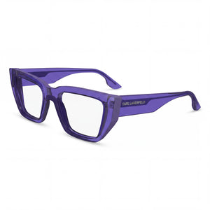 Karl Lagerfeld KL6153 Violet Rectangle Eyeglasses for Women, Injected frame