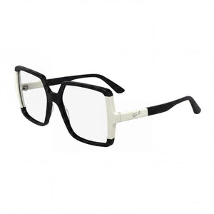 Karl Lagerfeld Kl6169 Black Square Eyeglasses Unisex, Acetate frame