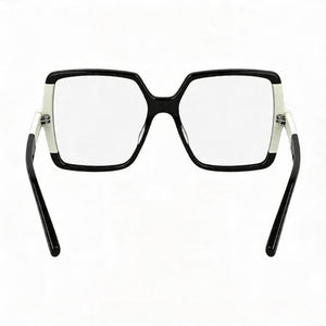Karl Lagerfeld Kl6169 Square Eyeglasses Unisex — side view, Black Acetate temples