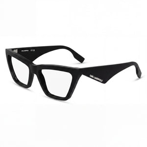 Karl Lagerfeld Kl6195 Black Cat Eye Eyeglasses for Women, Acetate frame