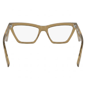 Karl Lagerfeld Kl6195 Cat Eye Eyeglasses for Women — interior view, Polycarbonate demo lenses