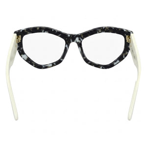 Karl Lagerfeld KL6211 Cat Eye Eyeglasses Unisex — interior view, Polycarbonate demo lenses